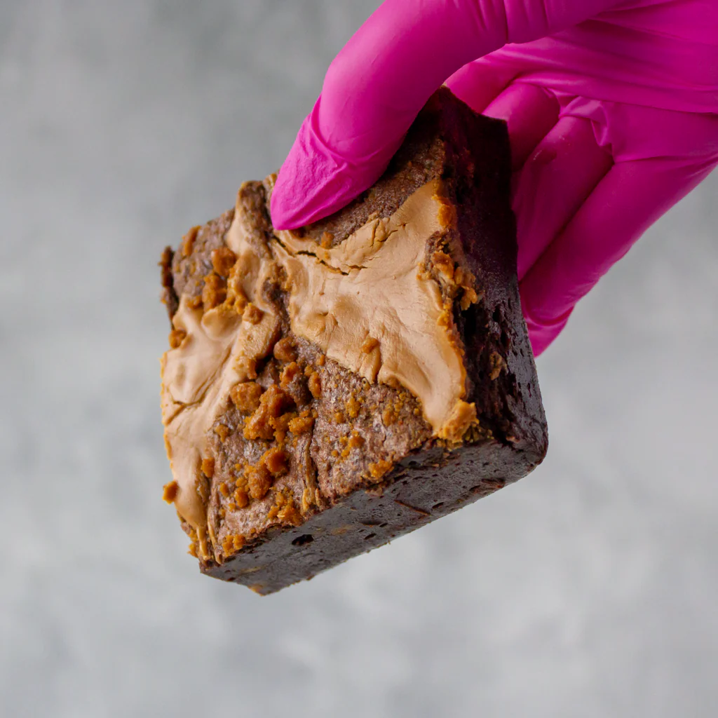 Brownie Slab with Biscoff