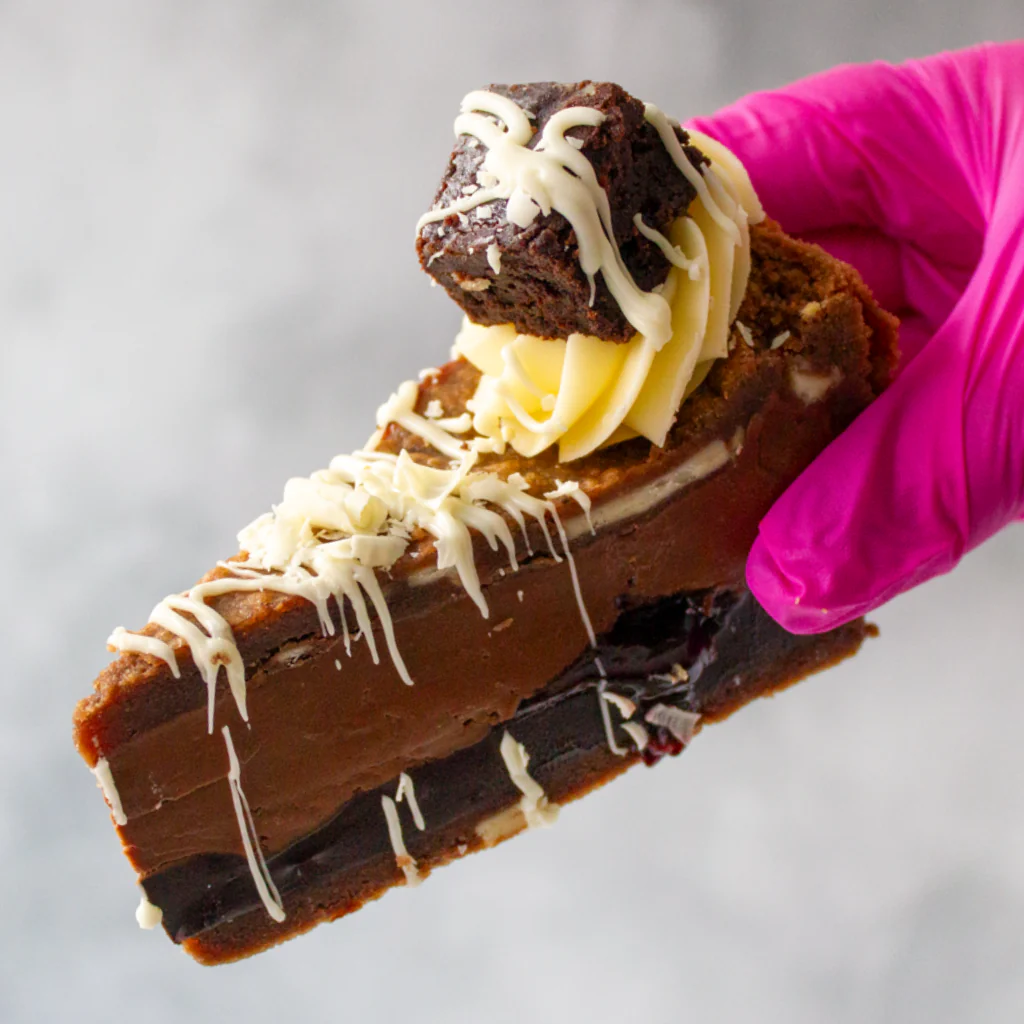 Black Forest Cookie Pie Slice