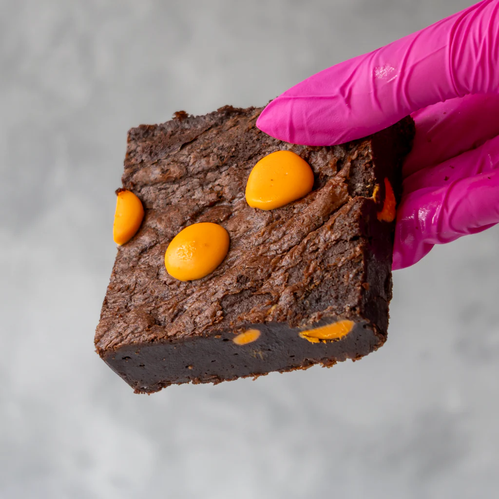 Chocolate Orange Brownie Slab