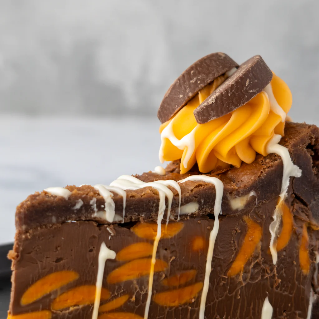 Chocolate Orange Cookie Pie Slice - Image 4