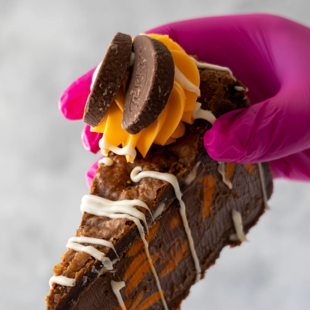 PRE-ORDER - Full Chocolate Orange Cookie Pie Slice - 12 Slices - Image 8