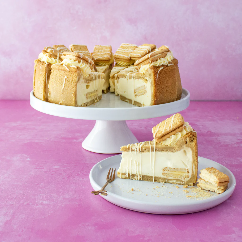 PRE-ORDER - Full Custard Cream Cookie Pie Slice - 12 Slices