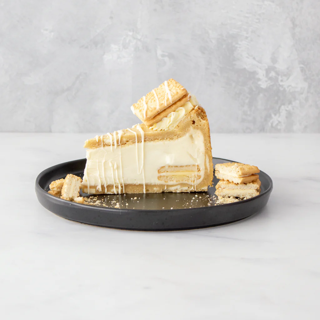 PRE-ORDER - Full Custard Cream Cookie Pie Slice - 12 Slices - Image 2