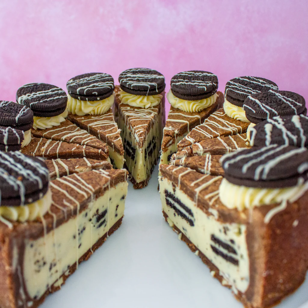 PRE-ORDER - Full Cookies ’n Cream Cookie Pie Slice - 12 Slices - Image 3