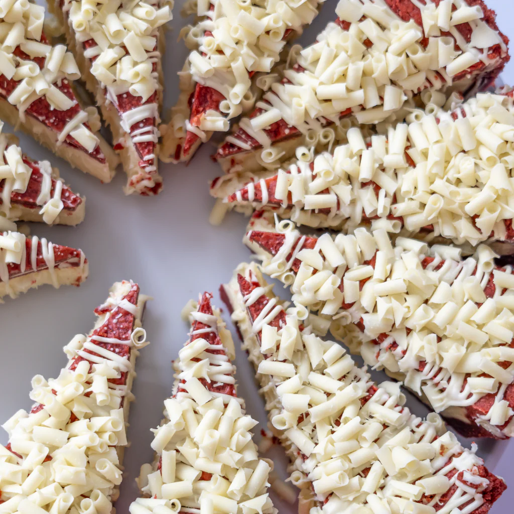 PREORDER - Full Red Velvet Cookie Pie Slice - 12 Slices - Image 5