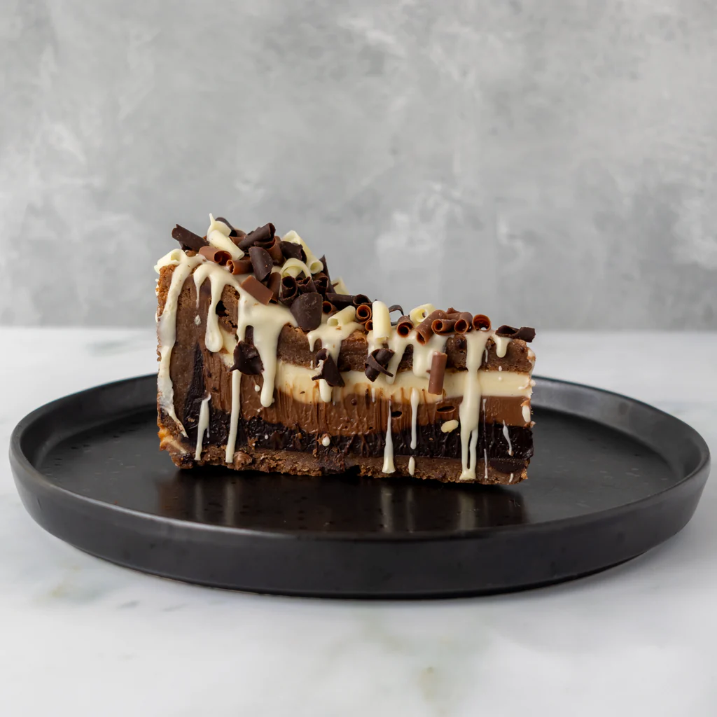 PRE-ORDER - Full Triple Chocolate Cookie Pie Slice - 12 Slices - Image 6