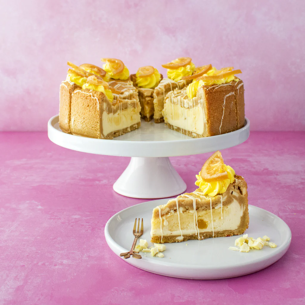PRE-ORDER - Full White Chocolate & Lemon Cookie Pie Slice - 12 Slices