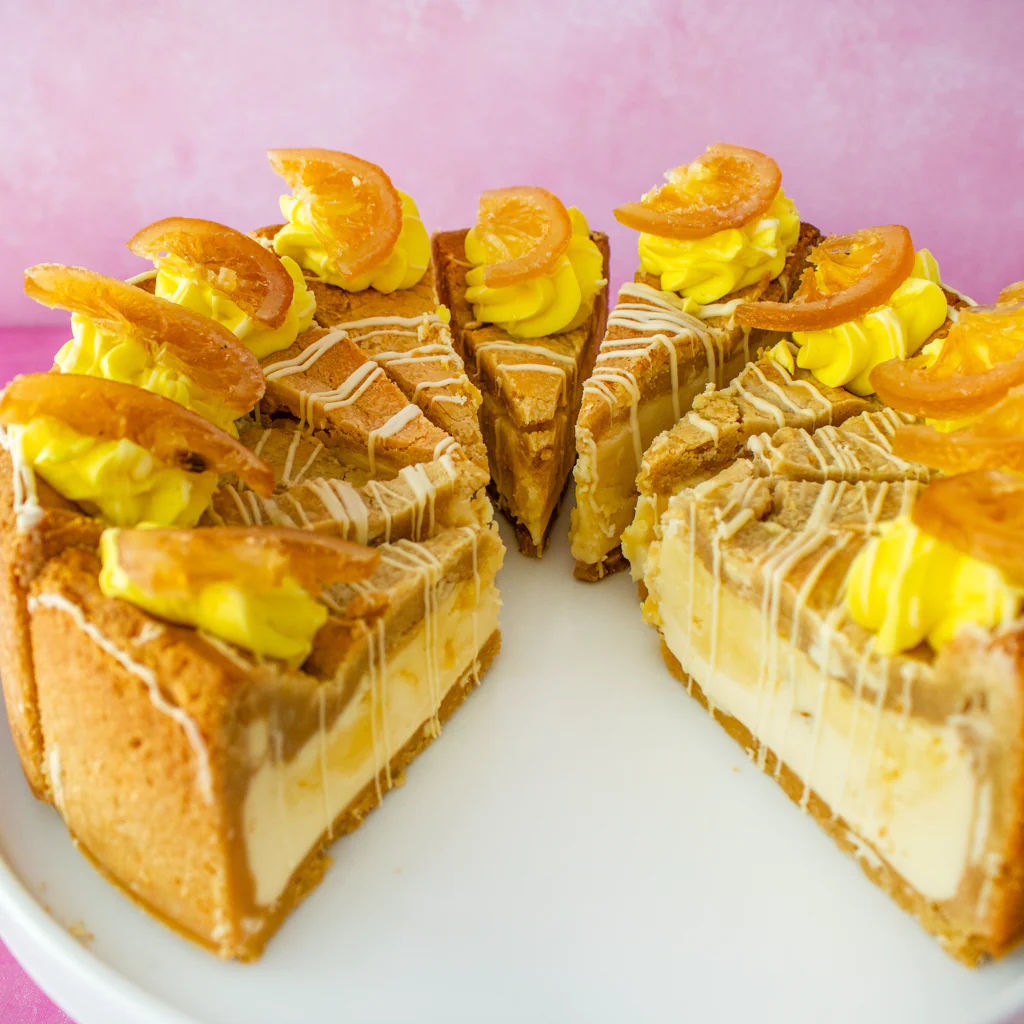 PRE-ORDER - Full White Chocolate & Lemon Cookie Pie Slice - 12 Slices - Image 2