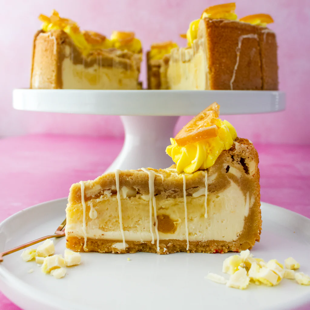 PRE-ORDER - Full White Chocolate & Lemon Cookie Pie Slice - 12 Slices - Image 3