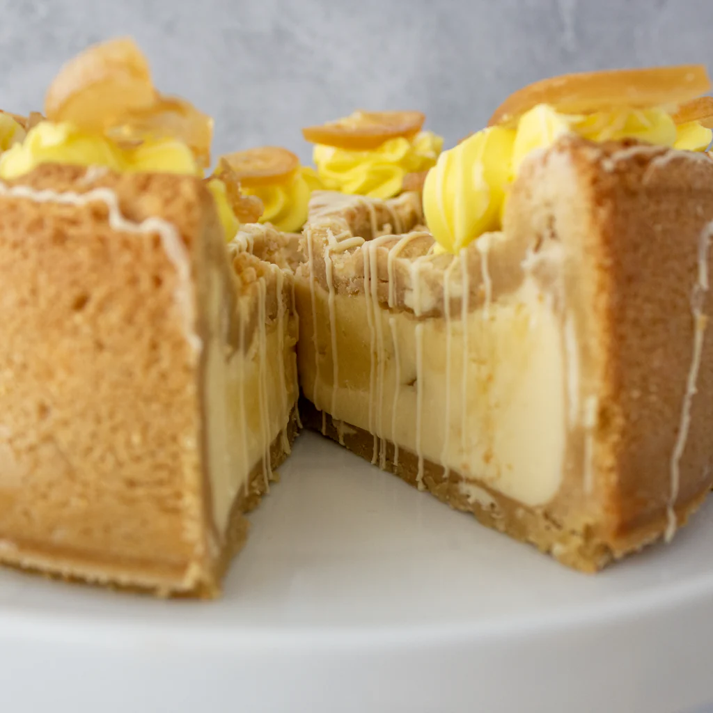 PRE-ORDER - Full White Chocolate & Lemon Cookie Pie Slice - 12 Slices - Image 6