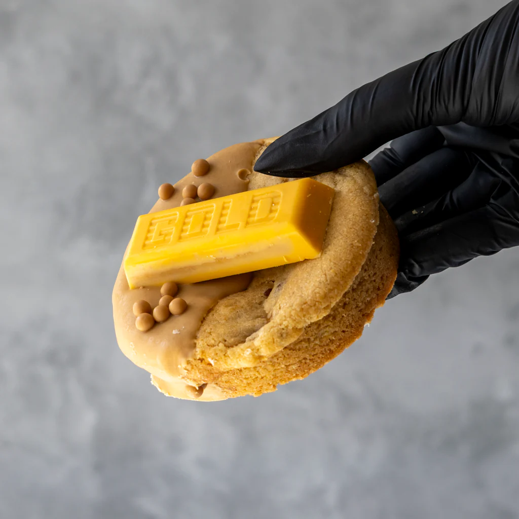 Stuffed Deluxe Cookie with Gold Bar - Image 2