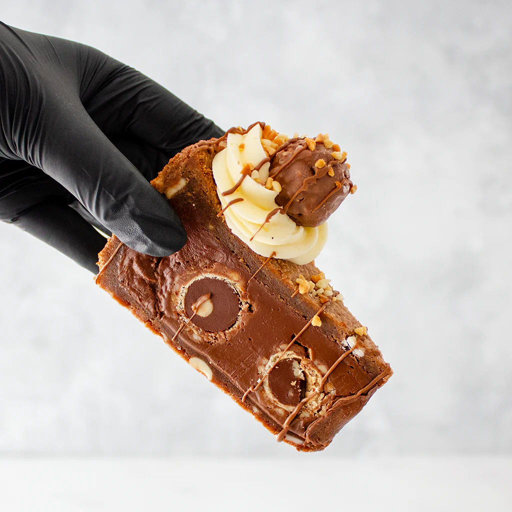 Hazelnut Truffle Cookie Pie Slice - Image 5
