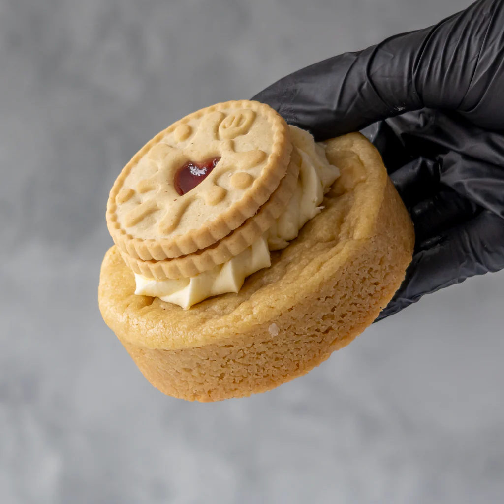 Stuffed Deluxe Cookie with Jammie Dodger - Image 2