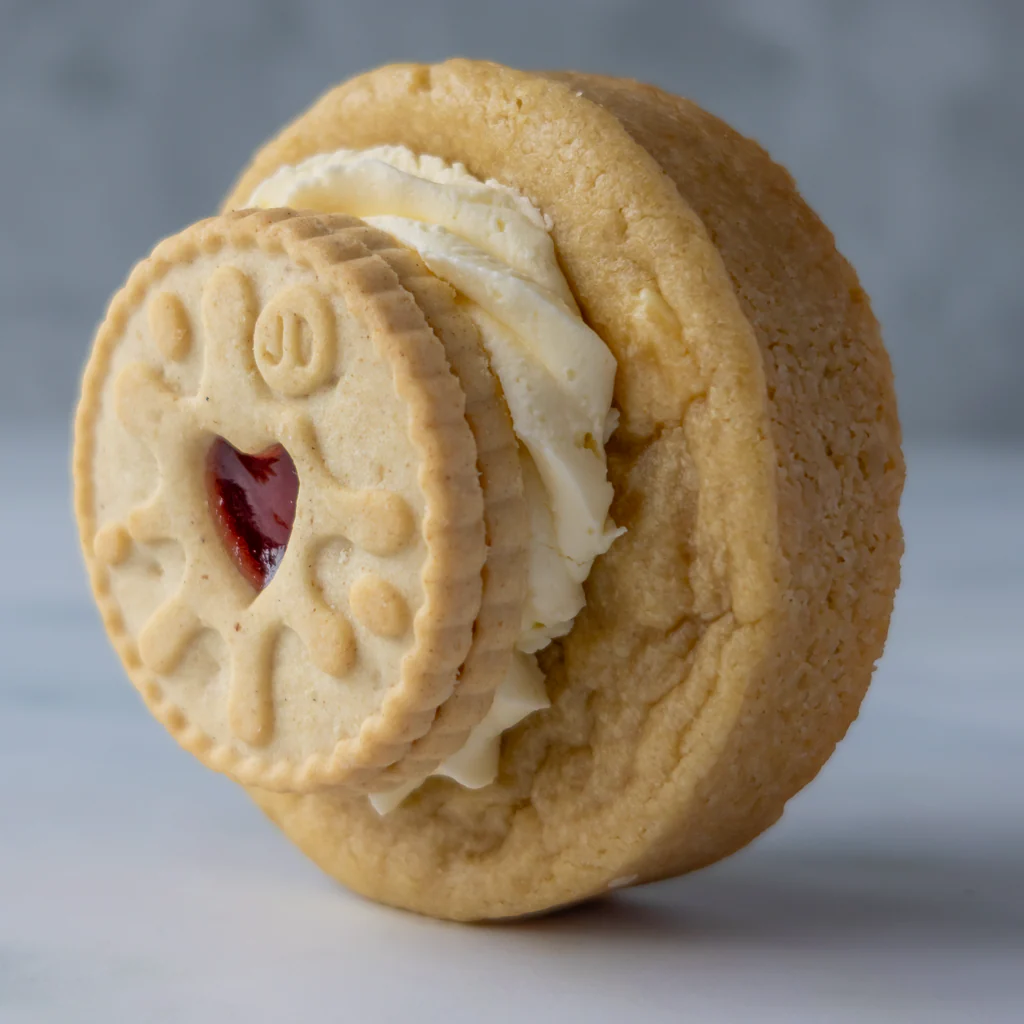 Stuffed Deluxe Cookie with Jammie Dodger - Image 4