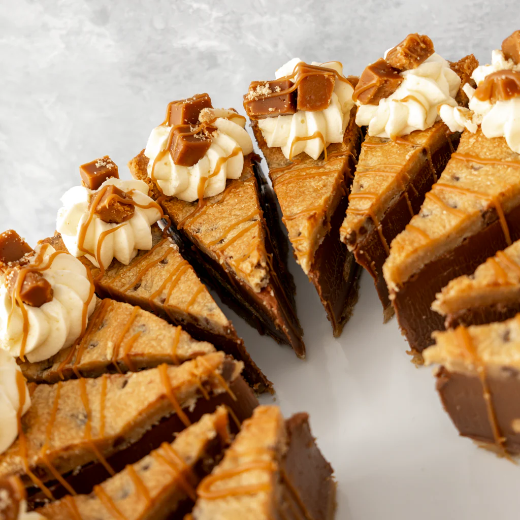 PRE-ORDER - Full Banoffee Cookie Pie Slice - 12 Slices - Image 2
