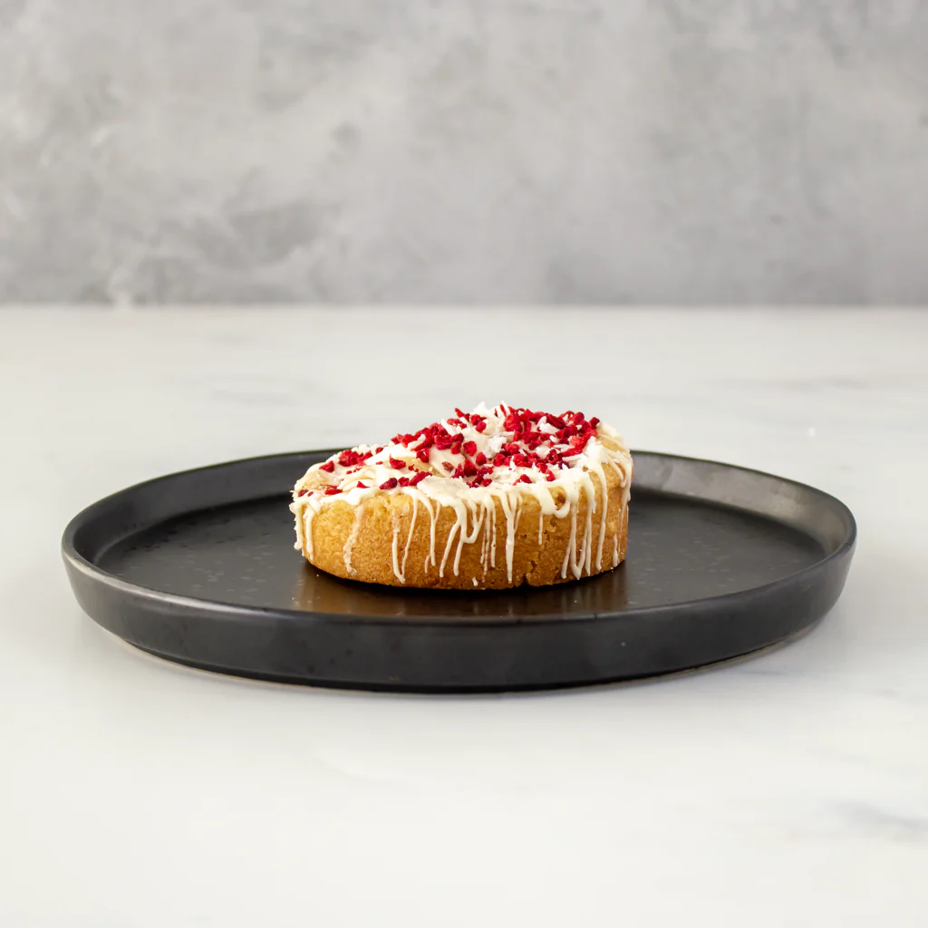 Raspberry, Coconut & White Chocolate Stuffed Deluxe Cookie - Image 6