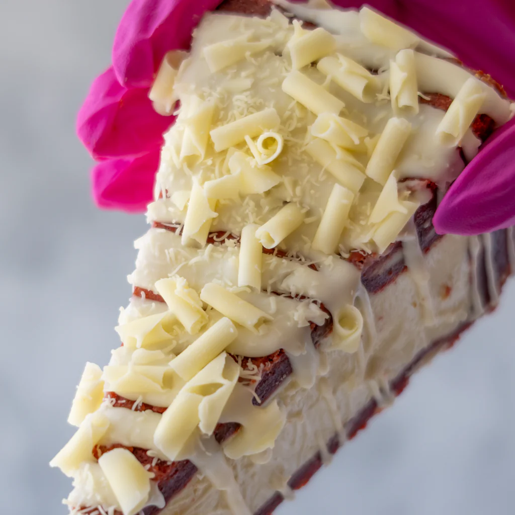 Red Velvet Cookie Pie Slice - Image 5