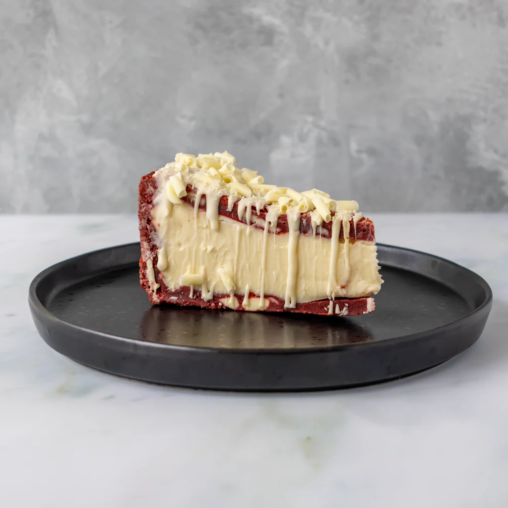 Red Velvet Cookie Pie Slice - Image 6