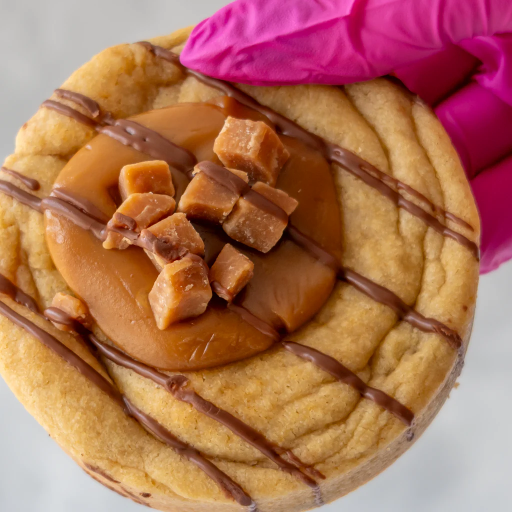 Stuffed Caramel Fudge Deluxe Cookie - Image 5