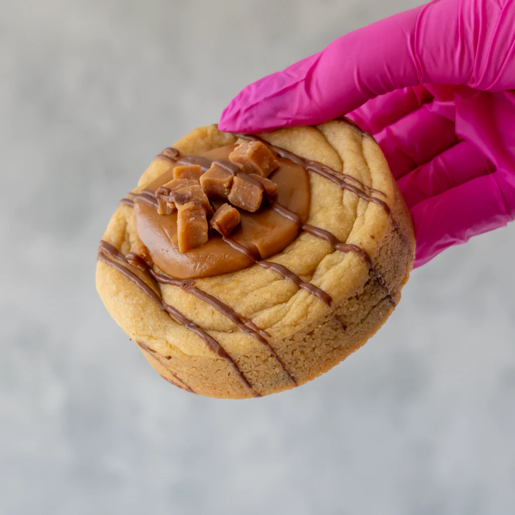 Stuffed Caramel Fudge Deluxe Cookie - Image 7