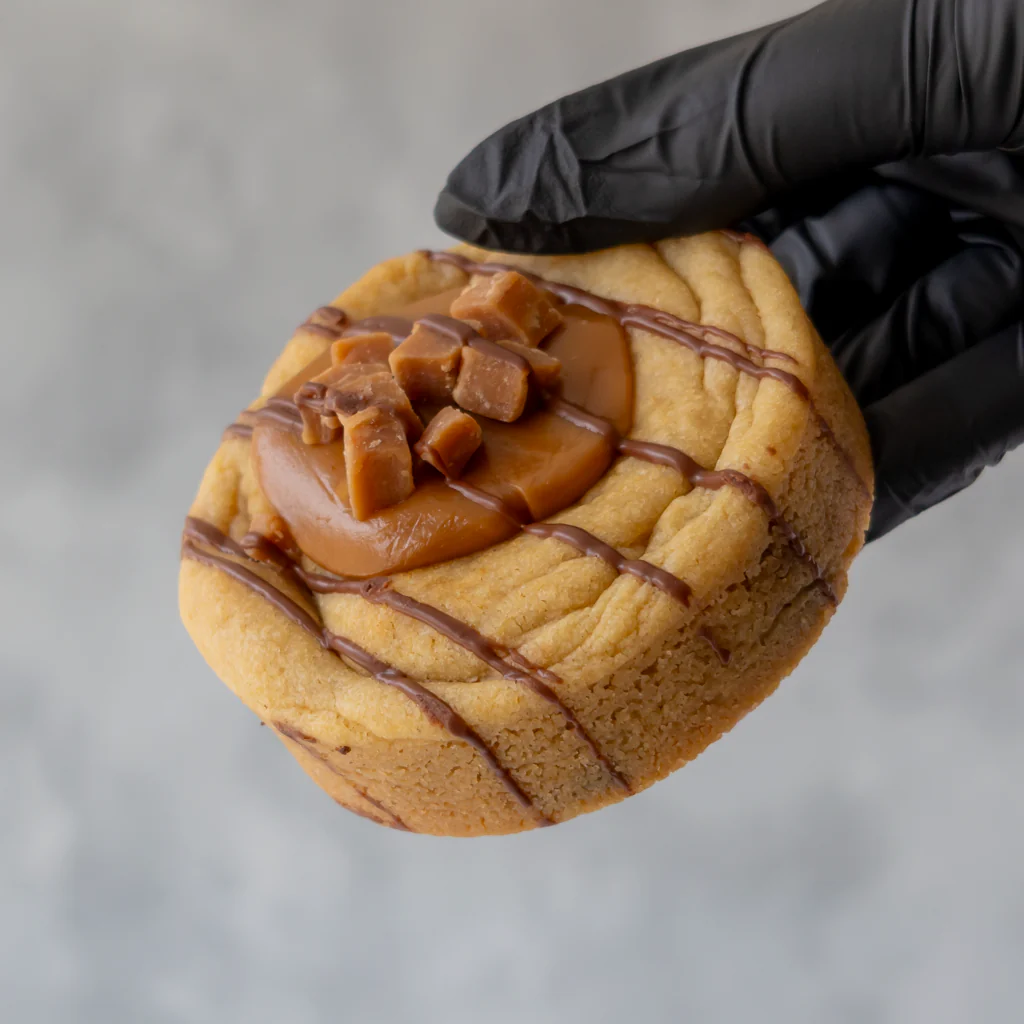Stuffed Caramel Fudge Deluxe Cookie - Image 8