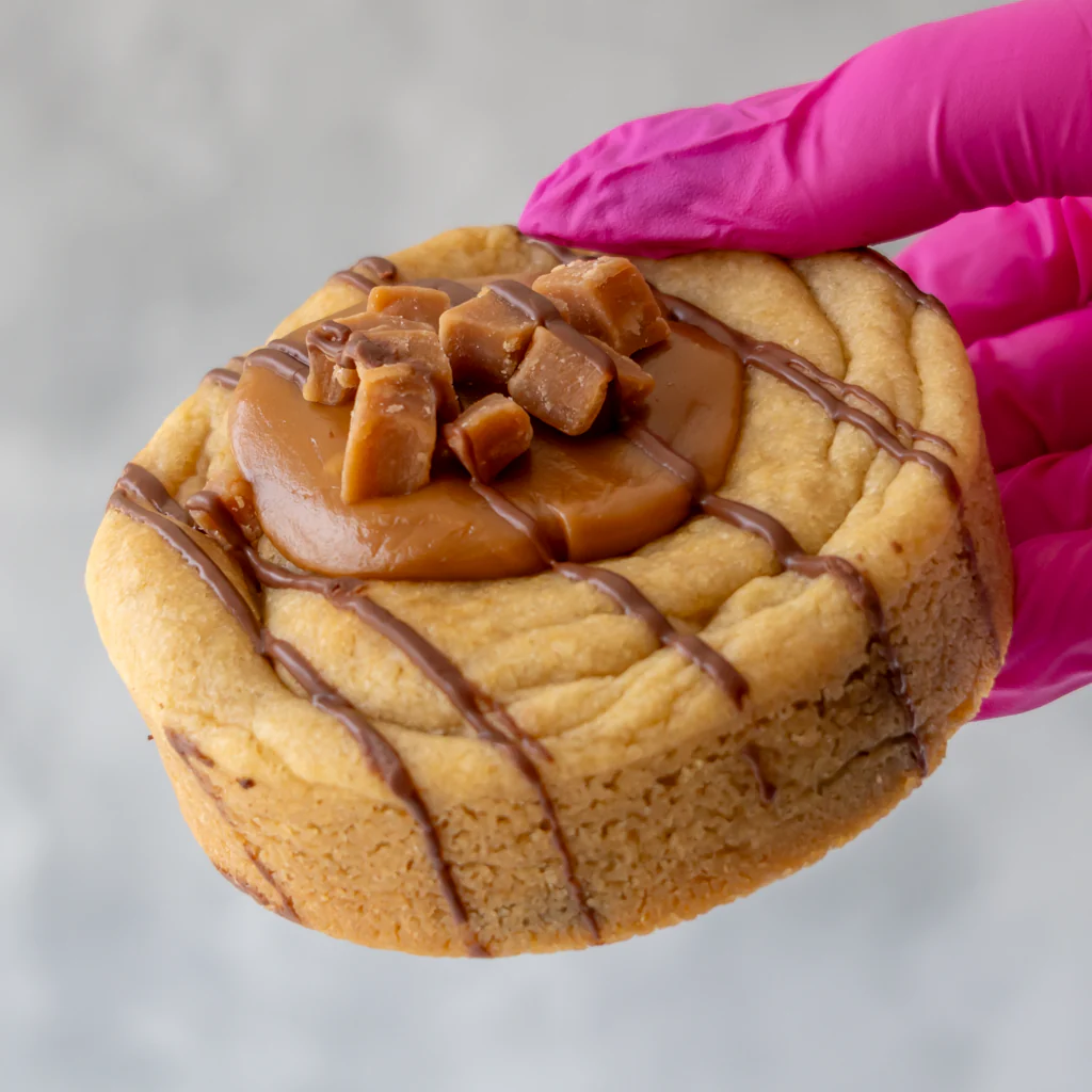 Stuffed Caramel Fudge Deluxe Cookie - Image 9